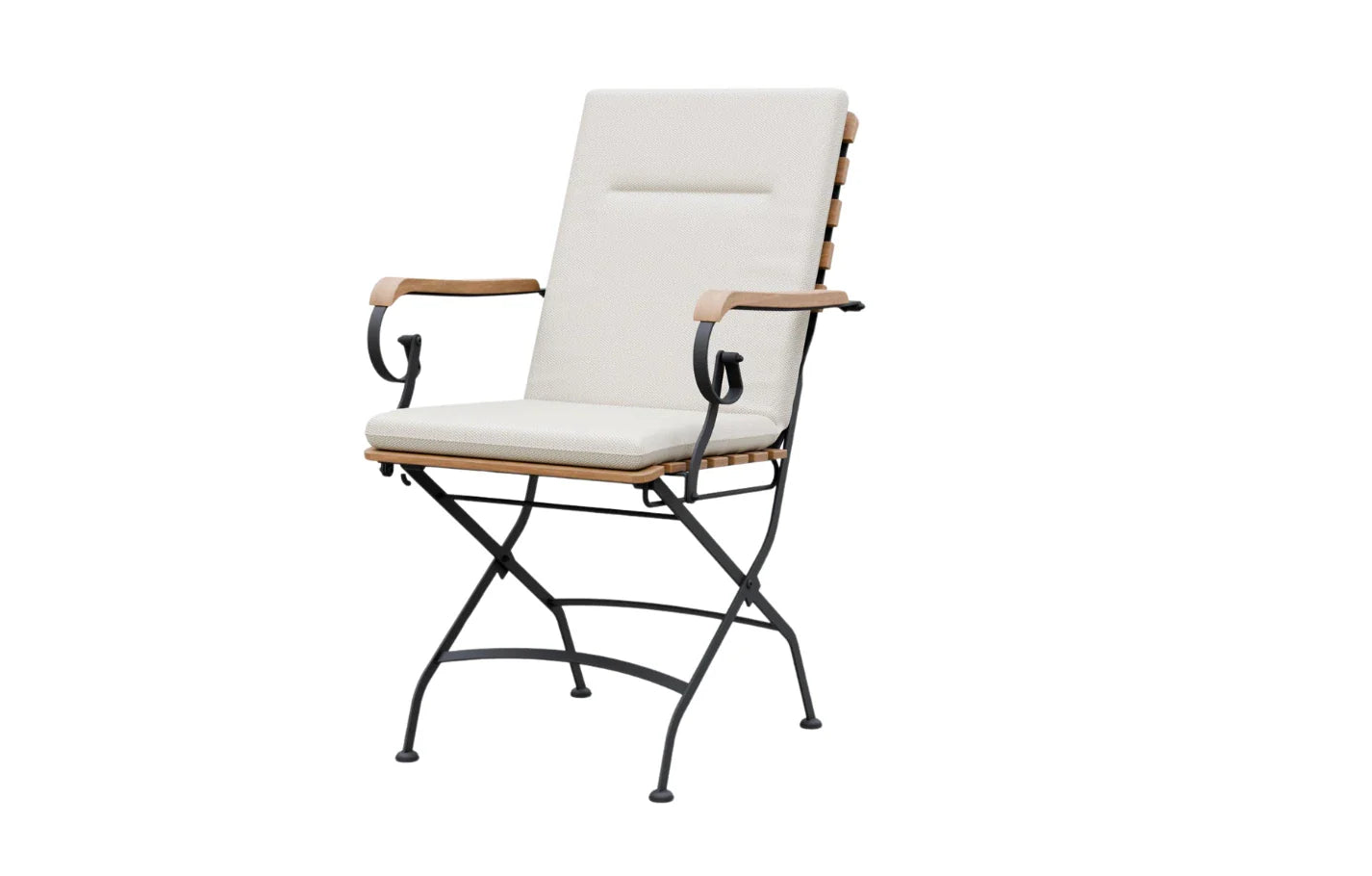 Sicily 2 Seater Teak and Wrought Iron Round 70cm Garden Dining Set - PN Home