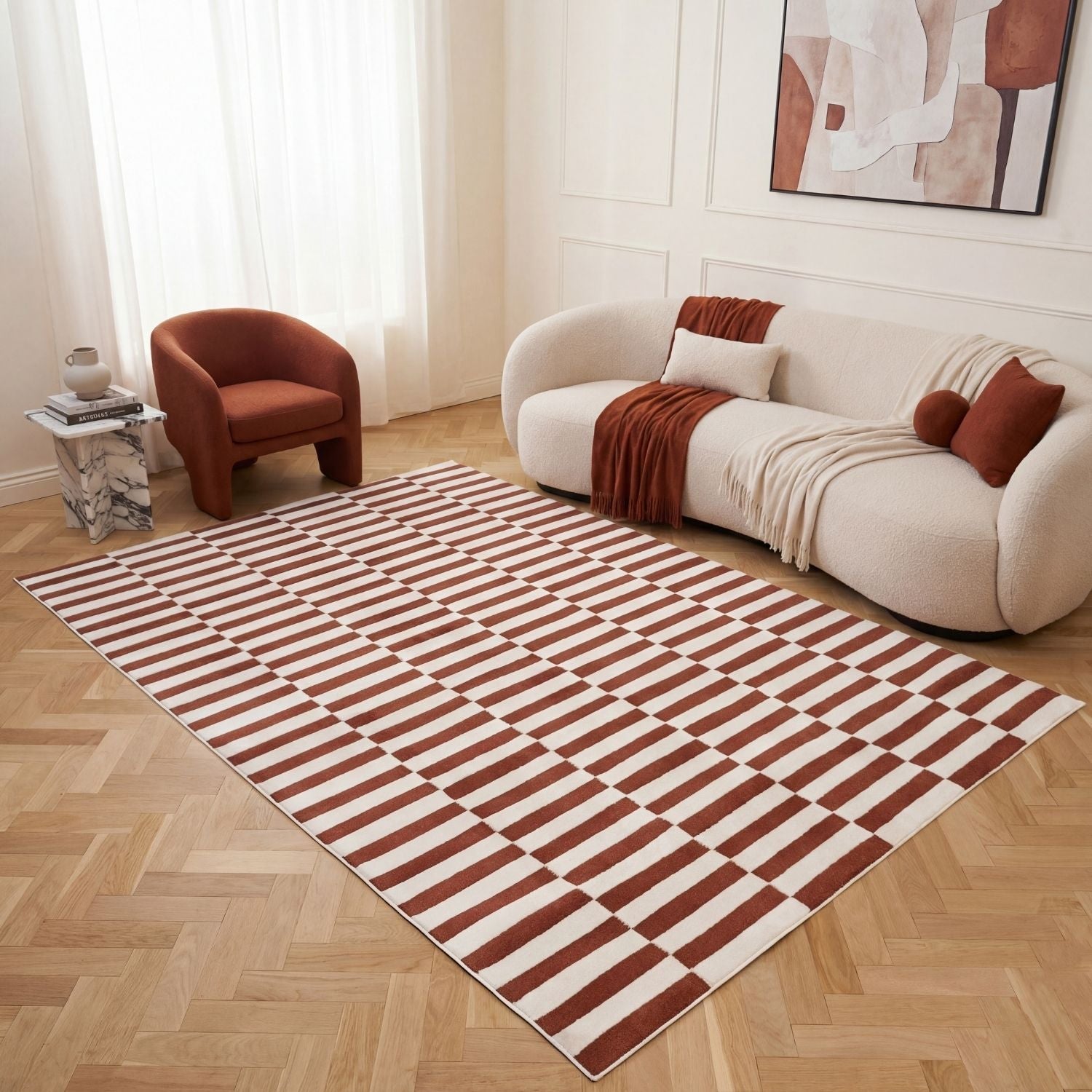 Loft Striped Terra Rug - PN Home