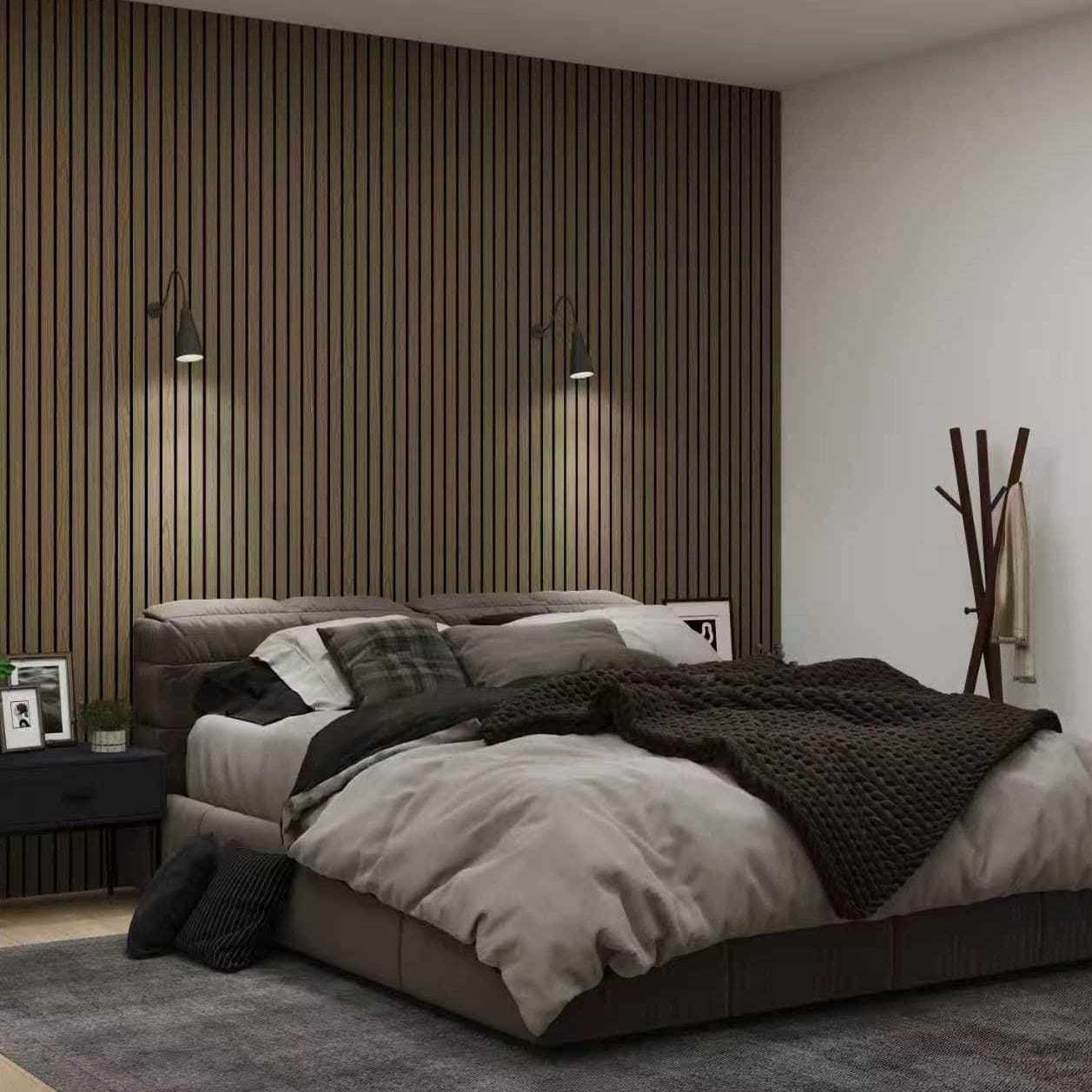 Walnut Acoustic Wall Panels - PN Home