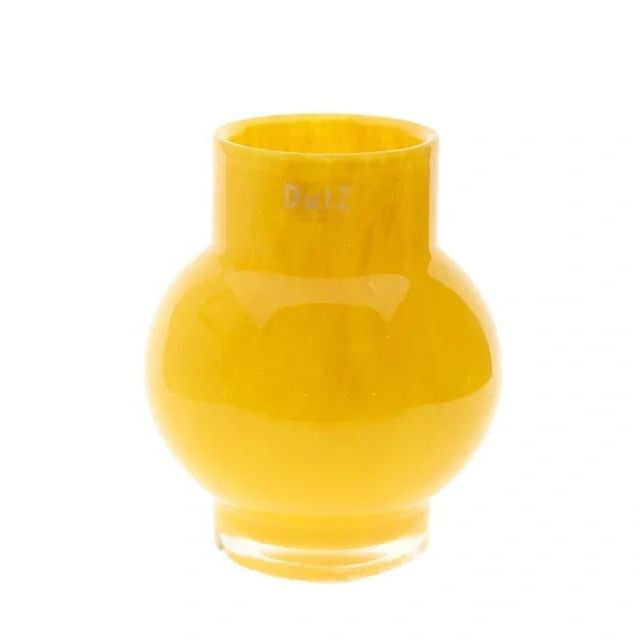 Vase RONDO S - H17 D14 cm - CORN YELLOW