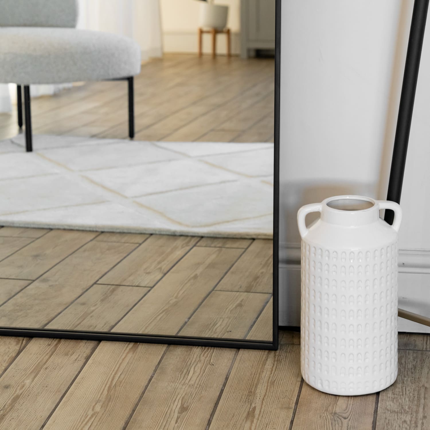 Yoko - Black Metal Gentle Arch Mirror - 180cm x 105cm - PN Home