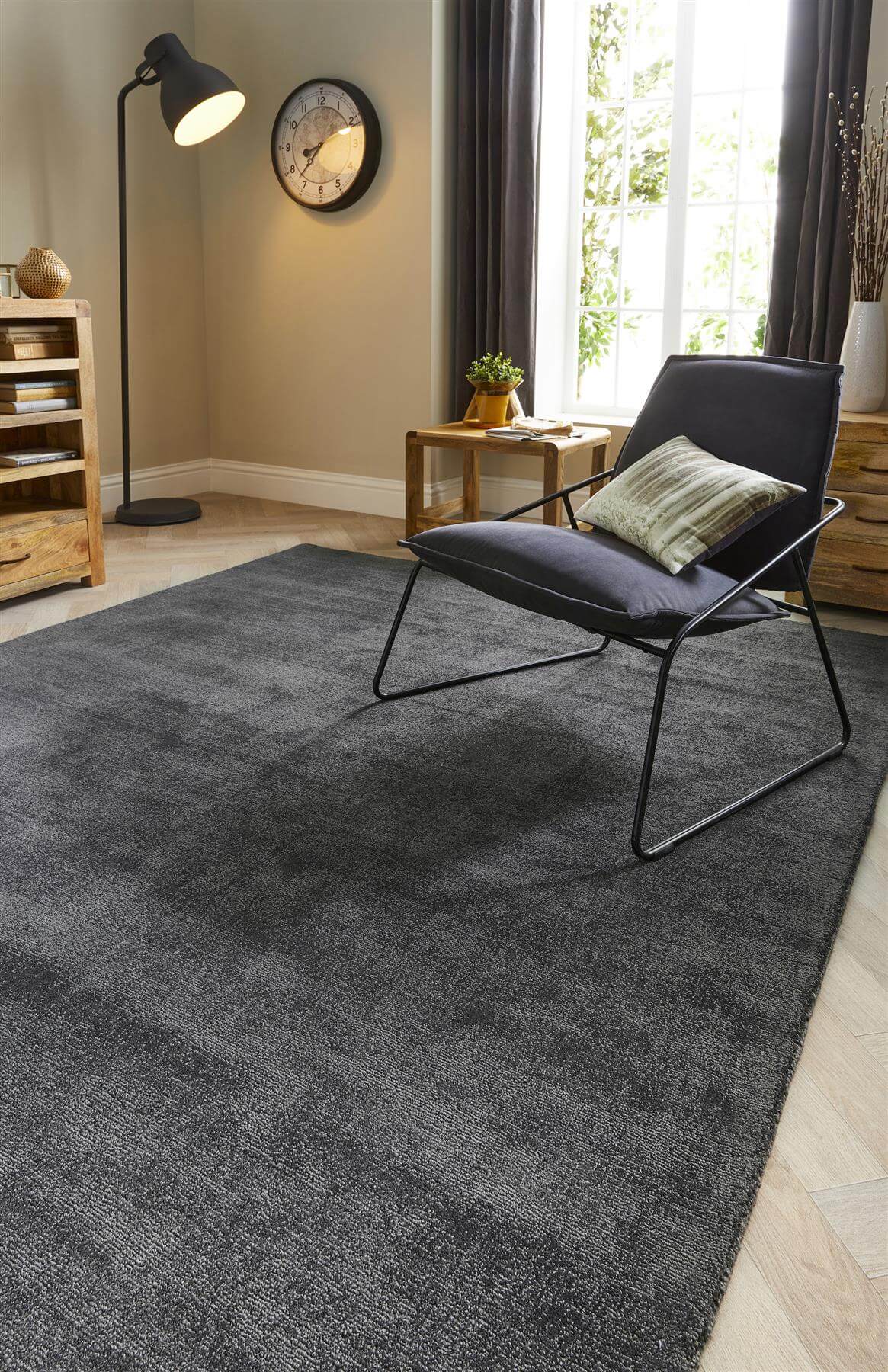 Reef Dark Grey Eco-Friendly Rug - PN Home