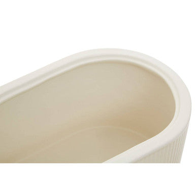 Geome Cream Bread Bin In Stoneware - PN Home
