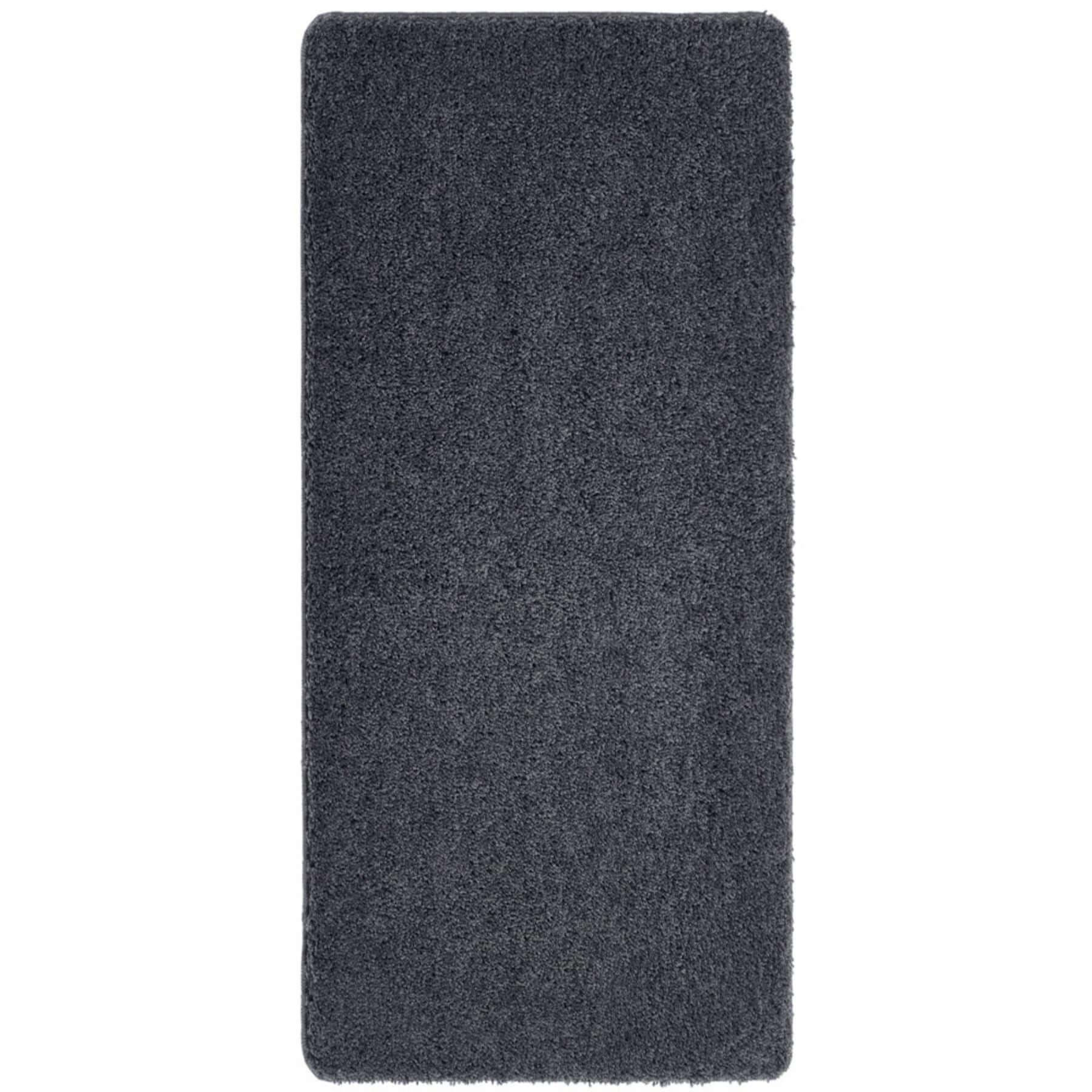 Washable Charcoal Shaggy Rug - PN Home