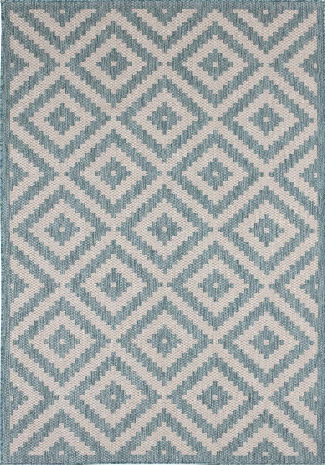 Ecology Outdoor Rug Aqua | 100AQ - PN Home