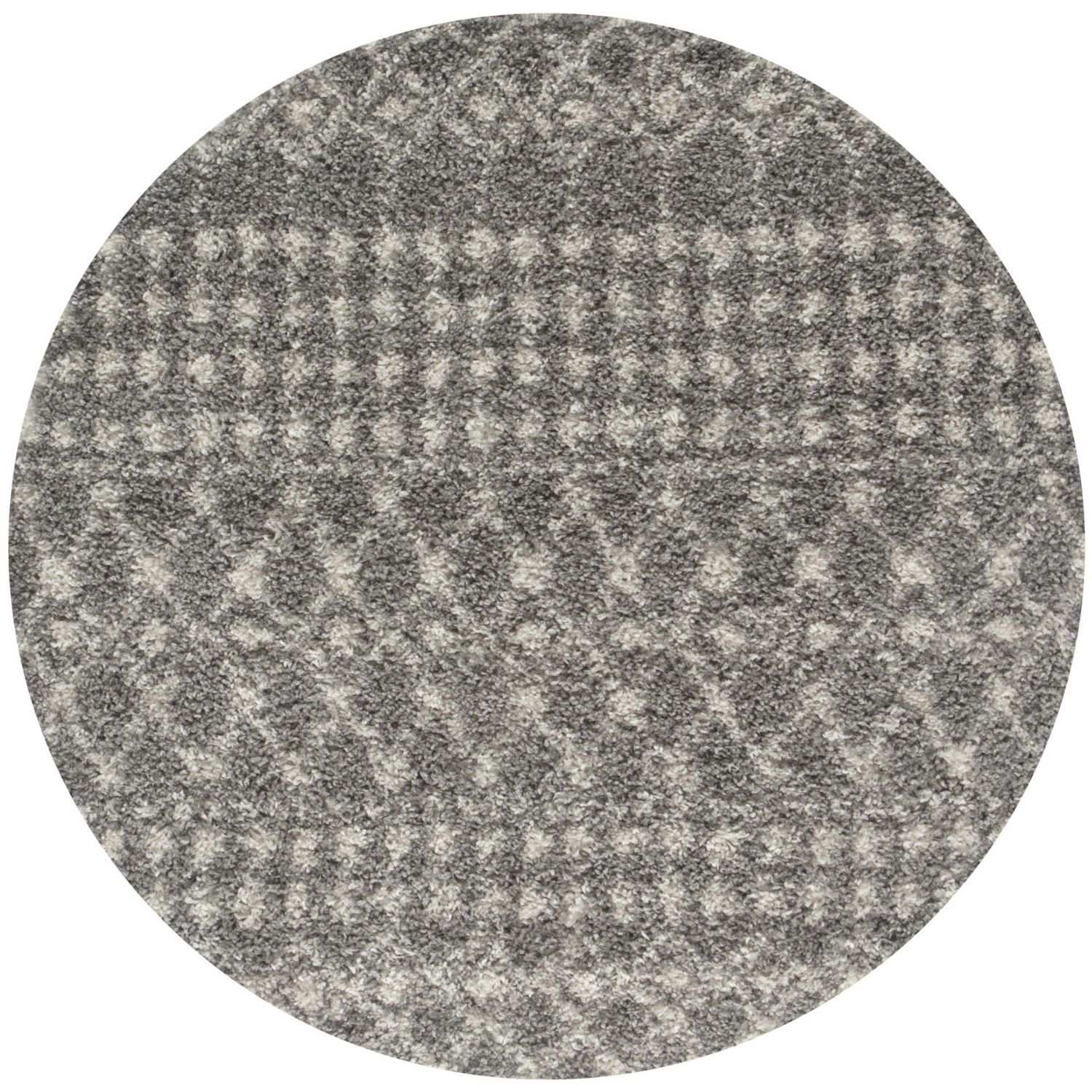 Moroccan Grey Shaggy Rug | 1010 - PN Home