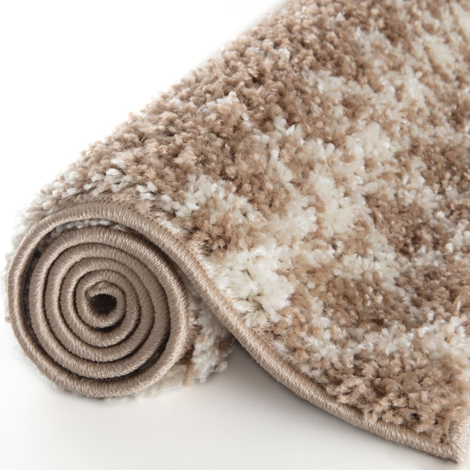 Moroccan Beige Shaggy Rug | 1020 - PN Home
