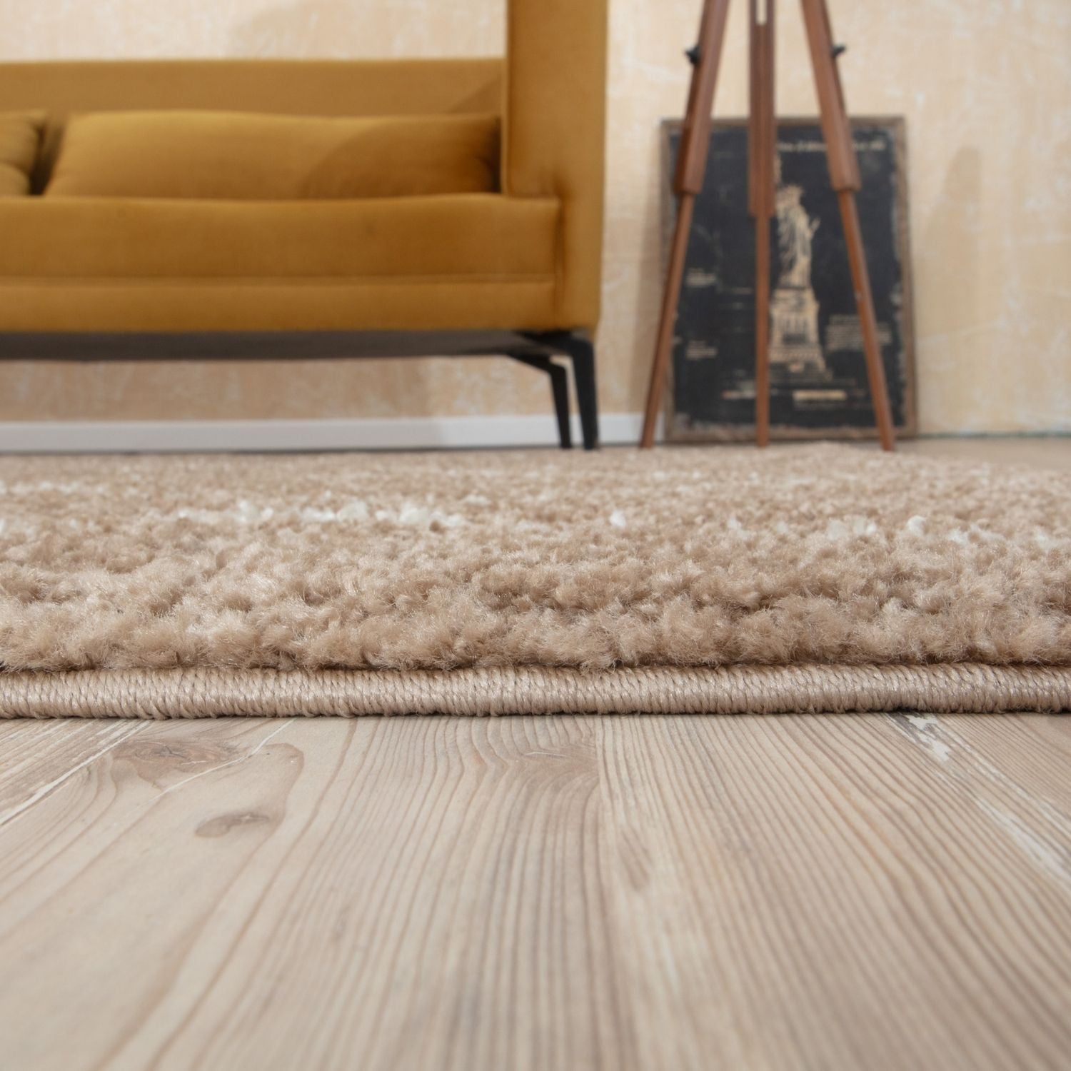 Moroccan Beige Shaggy Rug | 1020 - PN Home