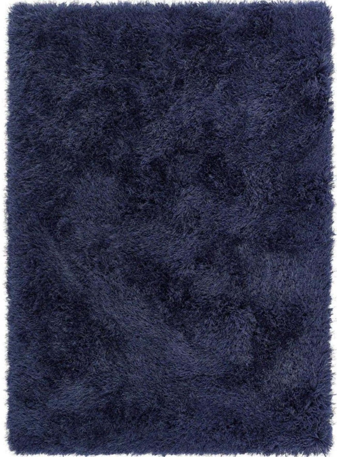 Extravagance Navy Shaggy Rug - PN Home
