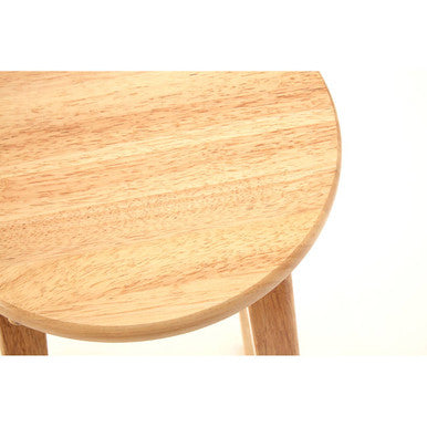 Selby Natural Tropical Hevea Wood Tall Bar Stool