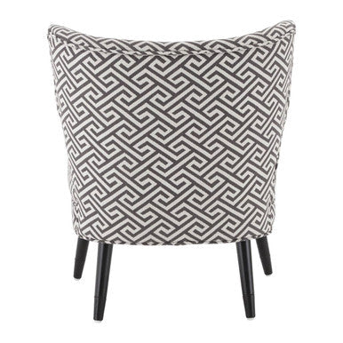 Regents Park Greek Key Design Accent Chair - PN Home