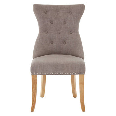 Regents Park Mink Linen Dining Chair - PN Home
