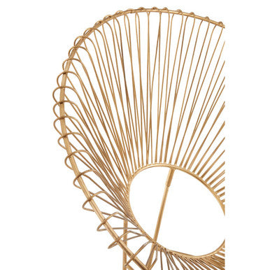Templar Gold Wire Frame Occasional Chair - PN Home