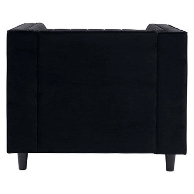 Farah Black Velvet Chair - PN Home