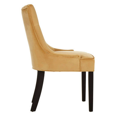 Daxton Ochre Velvet Dining Chair - PN Home