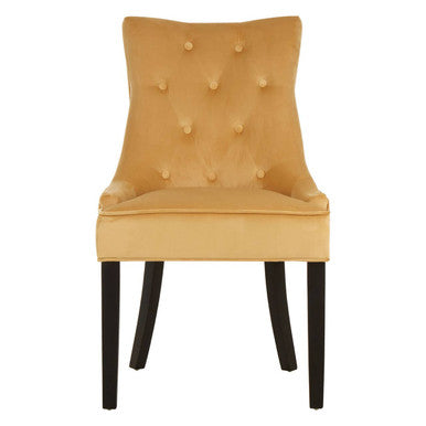 Daxton Ochre Velvet Dining Chair - PN Home