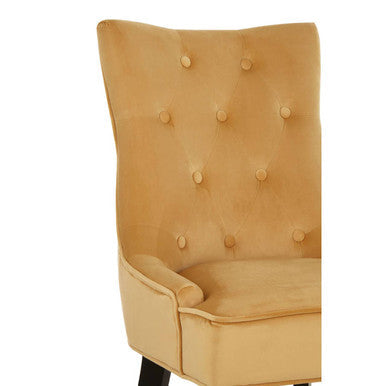 Daxton Ochre Velvet Dining Chair - PN Home
