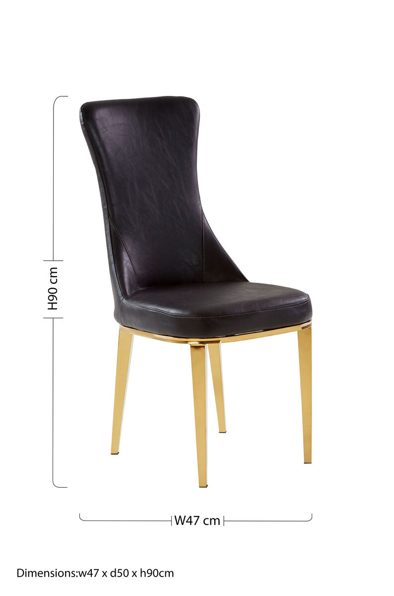 Forli Black Dining Chair - PN Home
