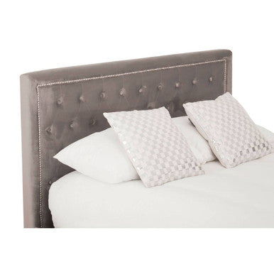 Hannah Grey Ottoman King Bed - PN Home