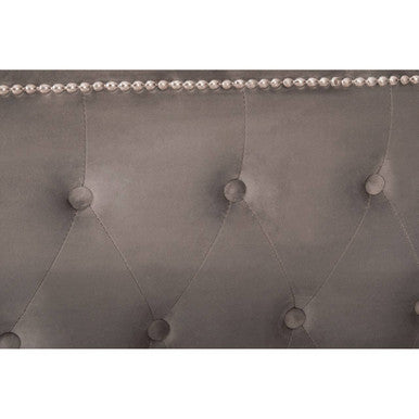 Hannah Grey Ottoman King Bed - PN Home