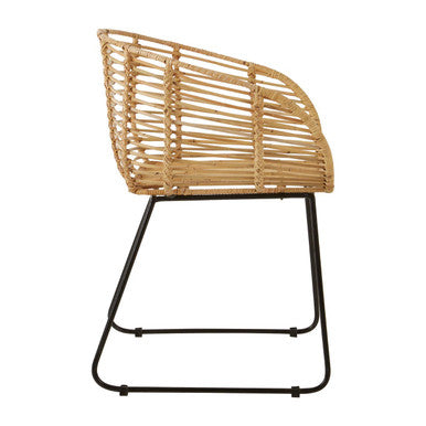 Lagom Natural Rattan Rounded Chair