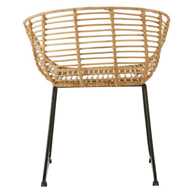 Lagom Natural Rattan Rounded Chair