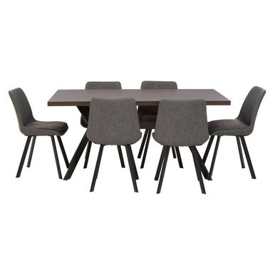 Westford Rectangle Dining Table With 6 Chairs Set - PN Home