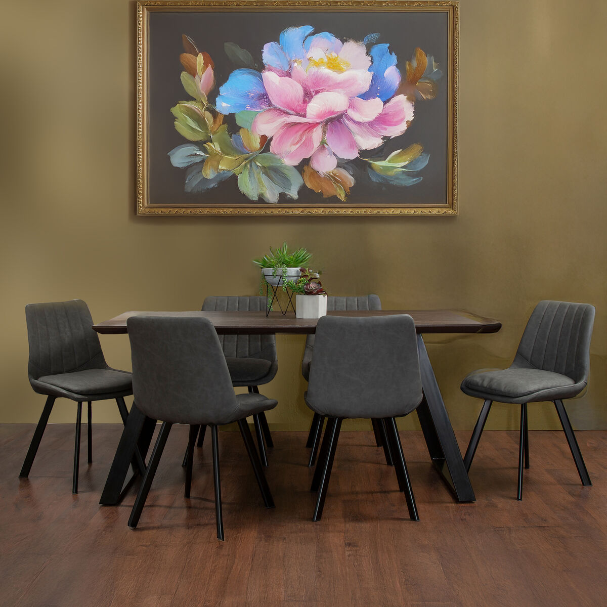 Westford Dining Table With 6 Chairs Set - PN Home