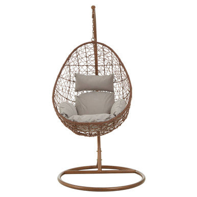 Goa Brown Rattan Hanging Chair - PN Home