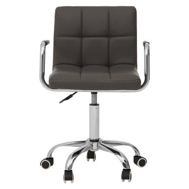 Finn Grey Home Office Chair With Swivel Base - PN Home