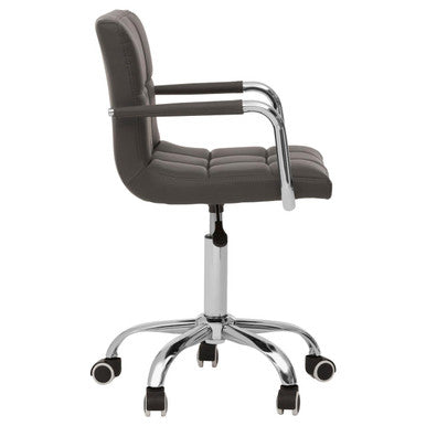 Finn Grey Home Office Chair With Swivel Base - PN Home
