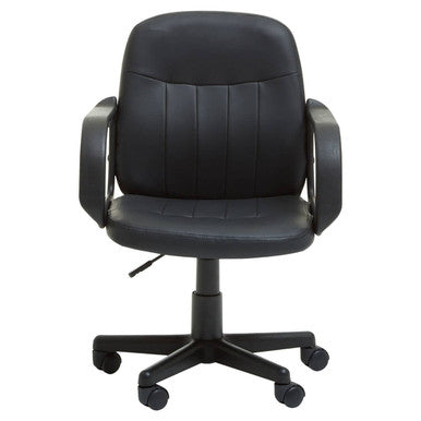 Flint Black Pu Home Office Chair - PN Home