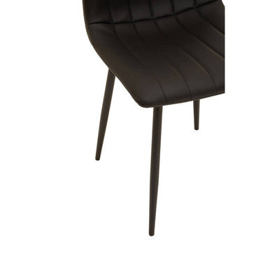 Tiana Set Of 4 Black Dining Chairs