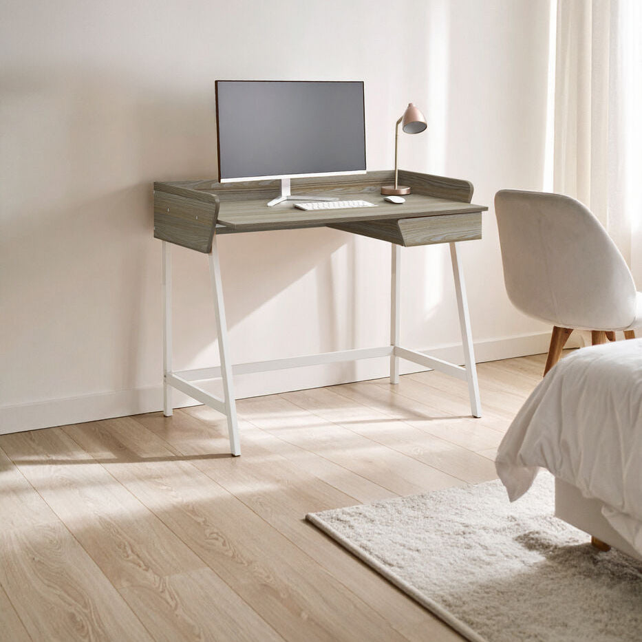 Bradbury One Drawer Light Oak Desk