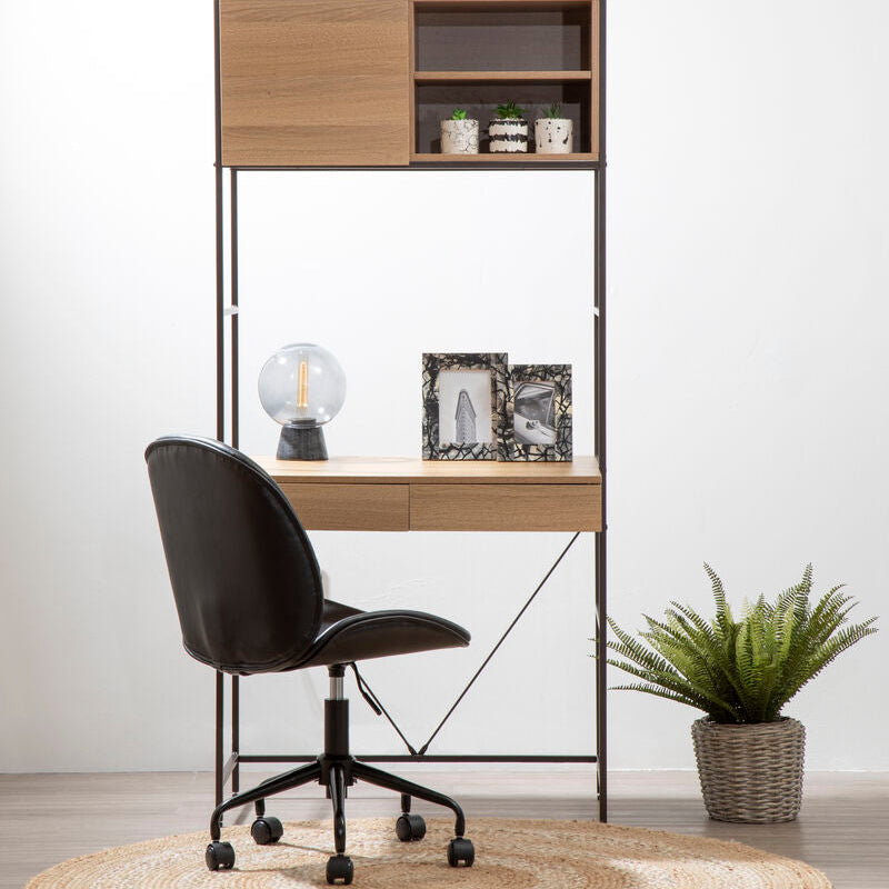 Clinton Black Home Office Chair - PN Home