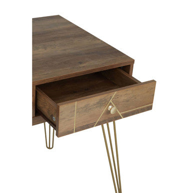 Flori Three Drawer Desk - PN Home