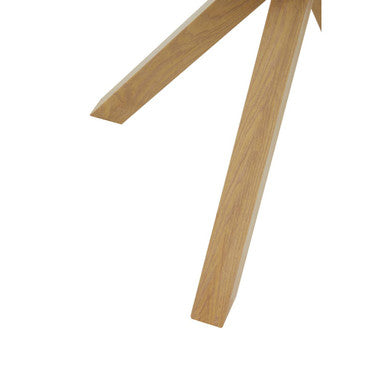 Salford Dining Table With Ash Wood Effect Metal Legs