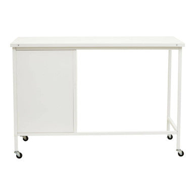 Academy Three Drawer White Desk - PN Home
