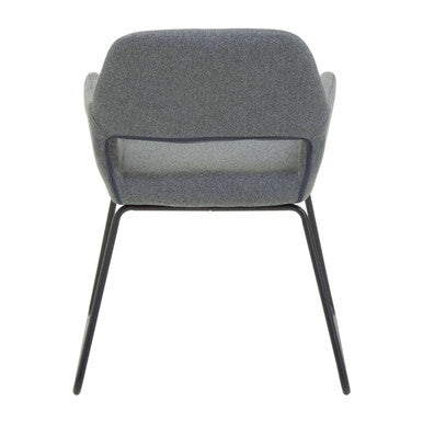 Stockholm Grey Fabric Dining Chair