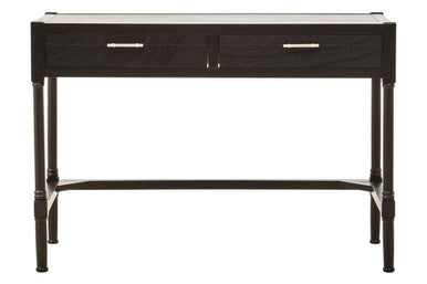 Heritage Two Drawer Black Finish Desk - PN Home
