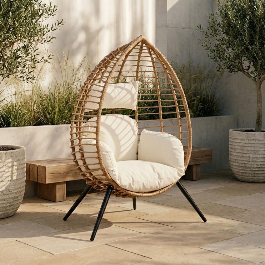 Goa Natural Rattan Effect Chair - PN Home