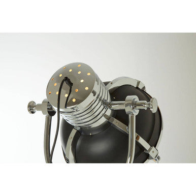 Industrial Revolution Matt Black Floor Lamp
