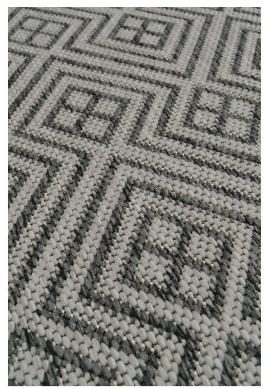 County Geo Grey Indoor/Outdoor Rug | 11344A - PN Home