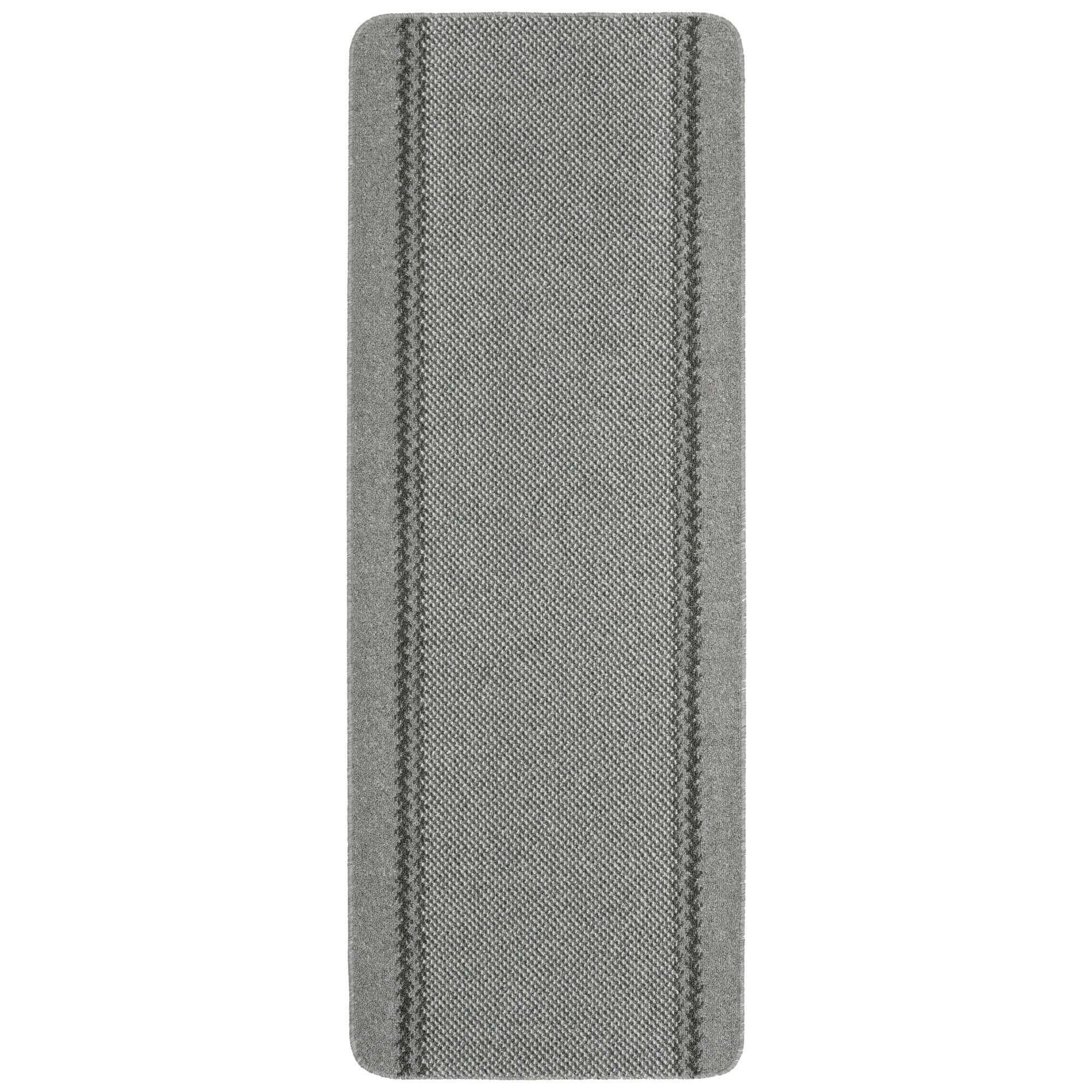 Washable Designer Bordered Grey Rug | 116G - PN Home