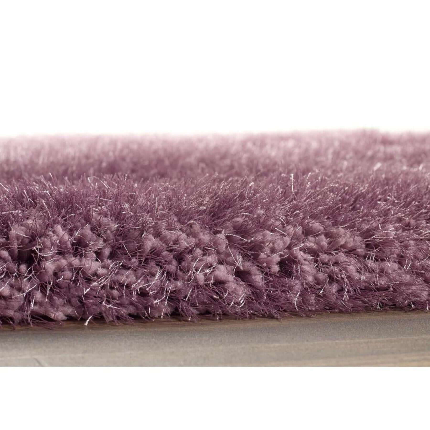 Extravagance Lilac Shaggy Rug - PN Home