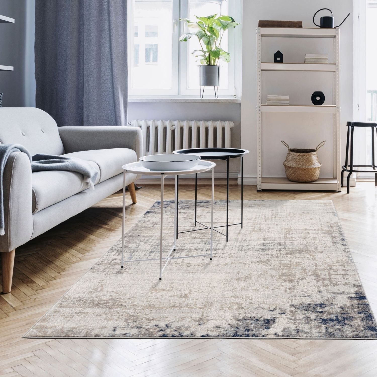 Montana Brown & Navy Rug - PN Home