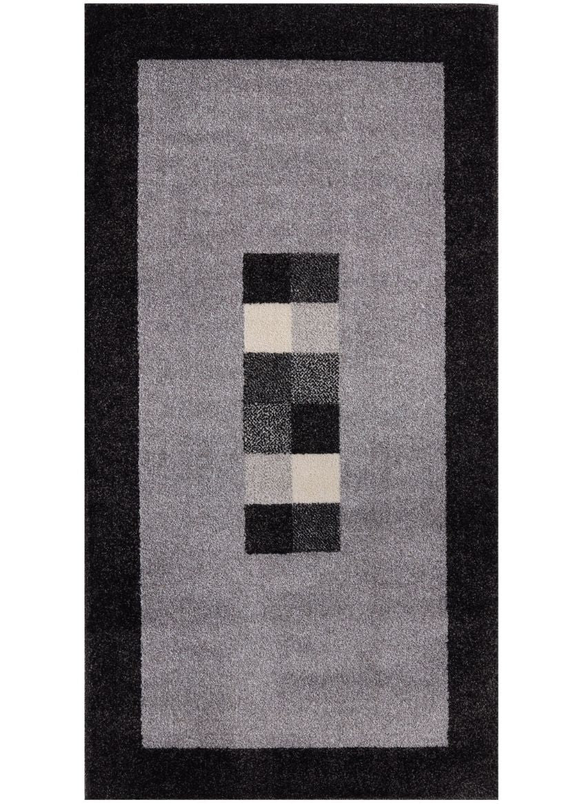 Ephesus Grey Black Rug | 7439GB - PN Home