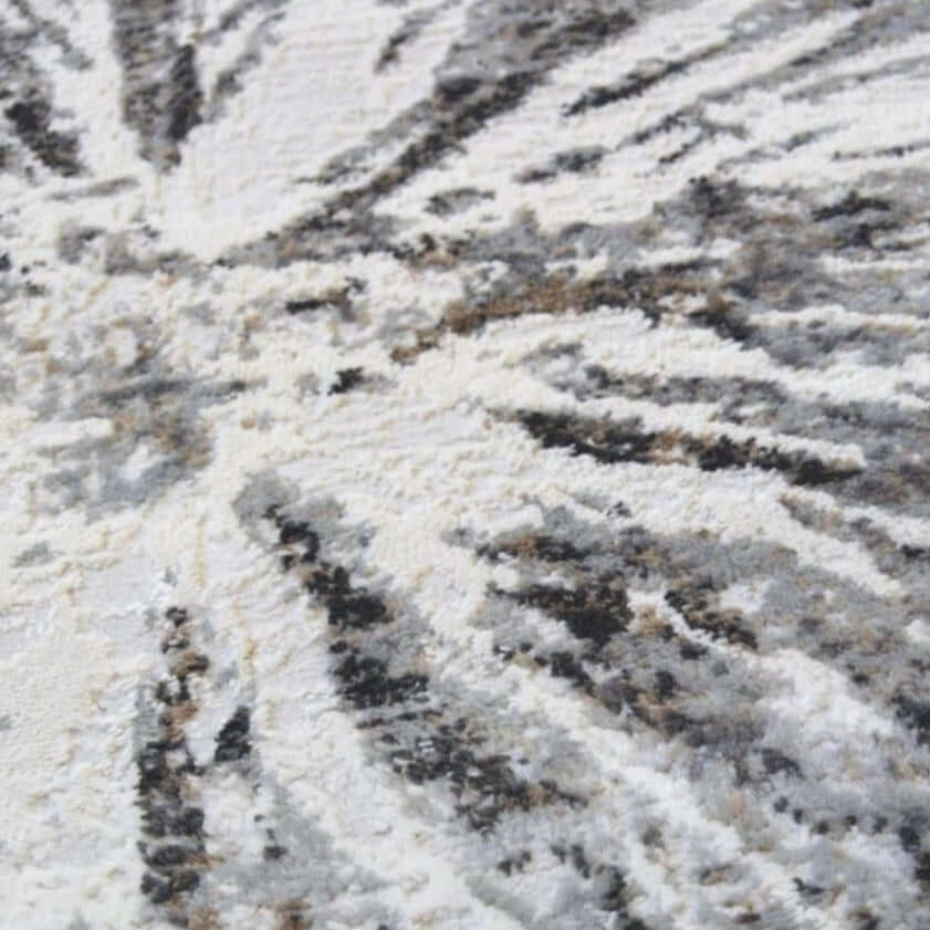 Abstract Burst Grey Rug | D149A - PN Home