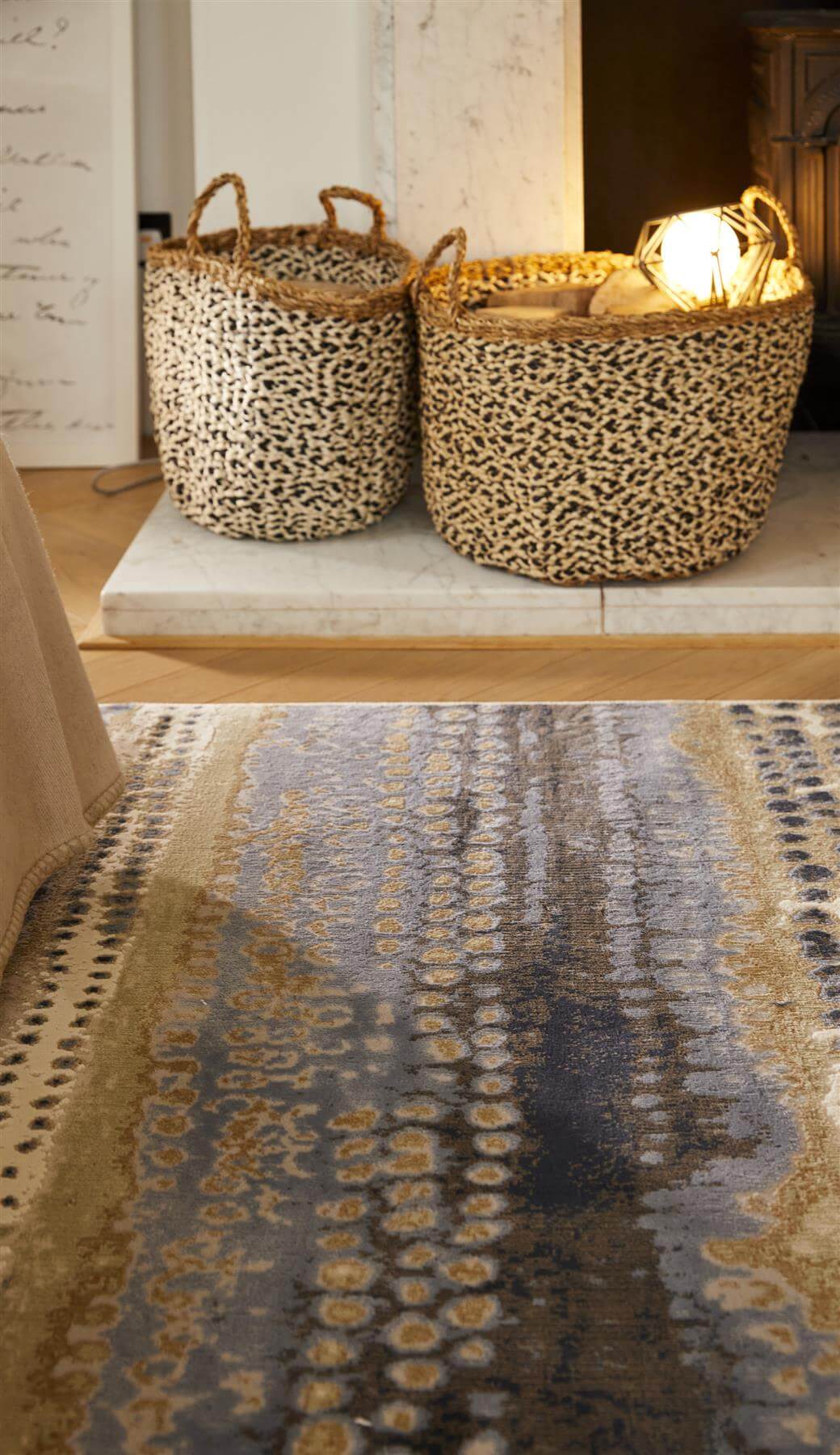 Batik Multicolour Abstract Rug - PN Home