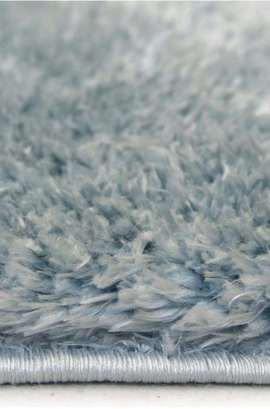 Lagom Duck Egg Blue Shaggy Rug - PN Home